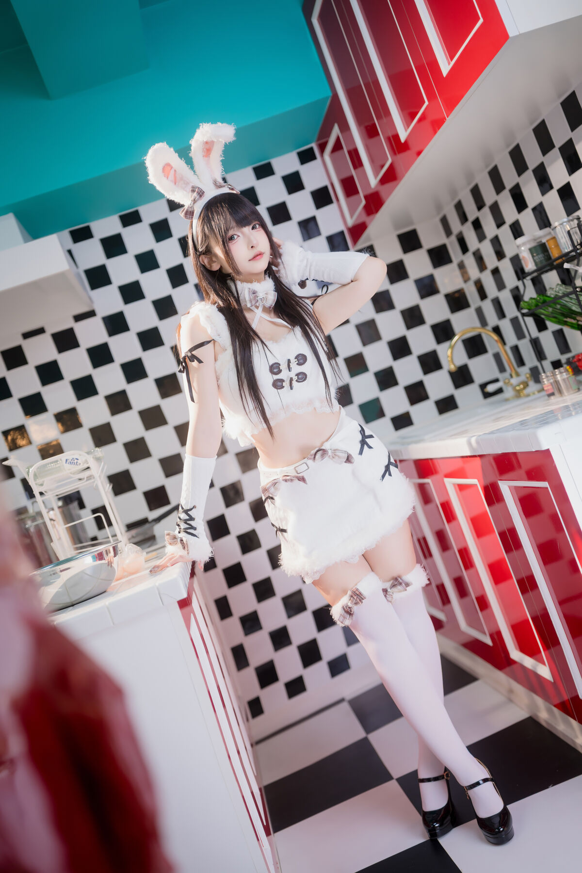 Coser@神楽坂真冬 - 毛绒白兔 65 Coser@神楽坂真冬 - 毛绒白兔