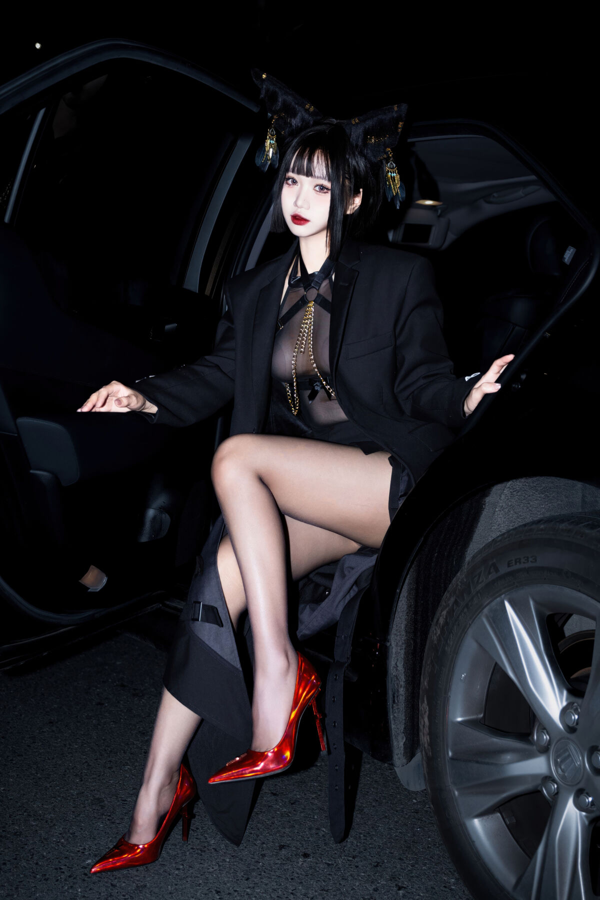 Coser@柒柒要乖哦 - 黑-阿努比斯 Part02 47 Coser@柒柒要乖哦 - 黑-阿努比斯 Part02