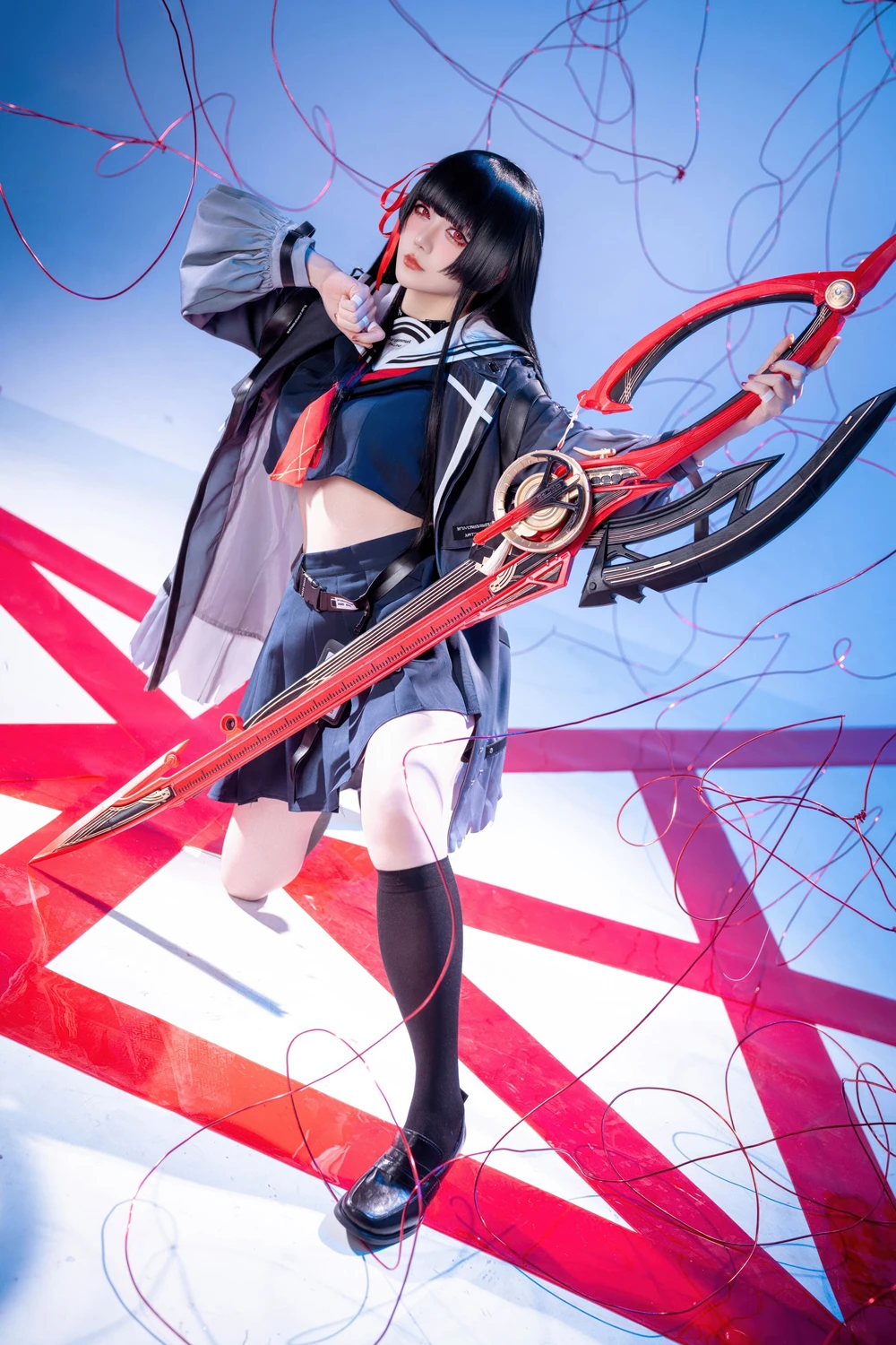 Cosplay 星之迟迟Hoshilily – 鸣潮 千咲 JK 13 Cosplay 星之迟迟Hoshilily – 鸣潮 千咲 JK