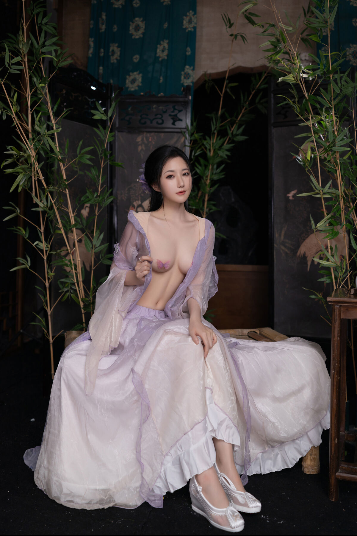 内购无水印 Yu Zi Jiang Fish 鱼子酱Fish - 秀人网模特 蝴蝶 Part01 57 内购无水印 Yu Zi Jiang Fish 鱼子酱Fish - 秀人网模特 蝴蝶 Part01