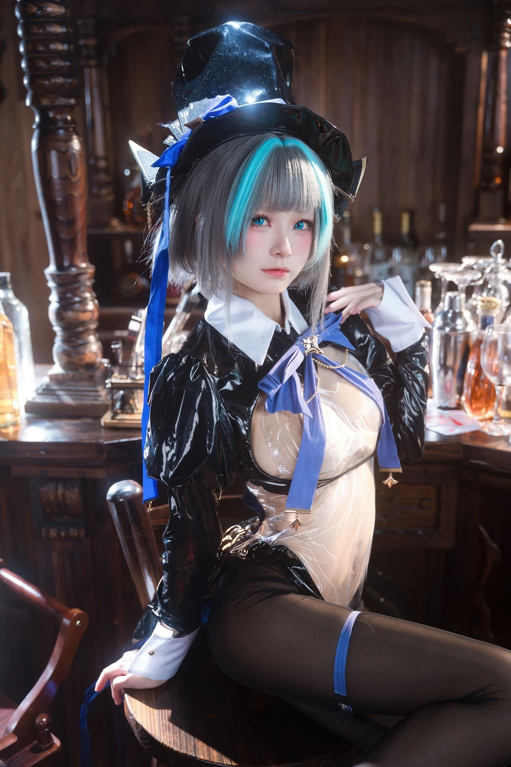 Cosplay 九柒喵 – 碧蓝航线 柴郡兔女郎 16 Cosplay 九柒喵 – 碧蓝航线 柴郡兔女郎