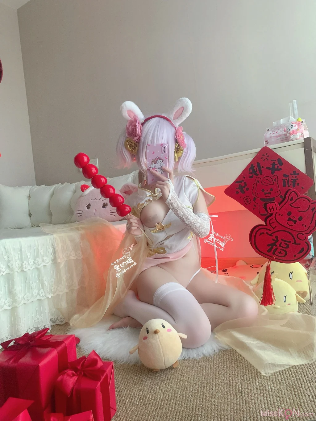 Coser@哎我黑切讷: 碧蓝航线拉菲新春旗袍五指袜 25 Coser@哎我黑切讷: 碧蓝航线拉菲新春旗袍五指袜