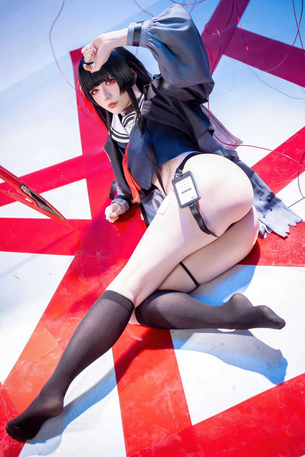 Cosplay 星之迟迟Hoshilily – 鸣潮 千咲 JK 15 Cosplay 星之迟迟Hoshilily – 鸣潮 千咲 JK
