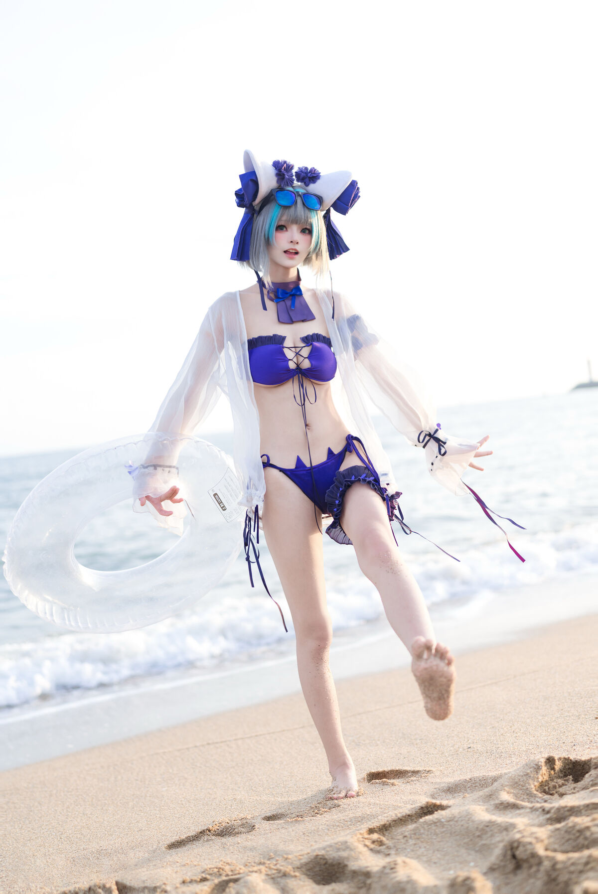 Coser@九柒喵 - 碧蓝航线 柴郡泳装 25 Coser@九柒喵 - 碧蓝航线 柴郡泳装