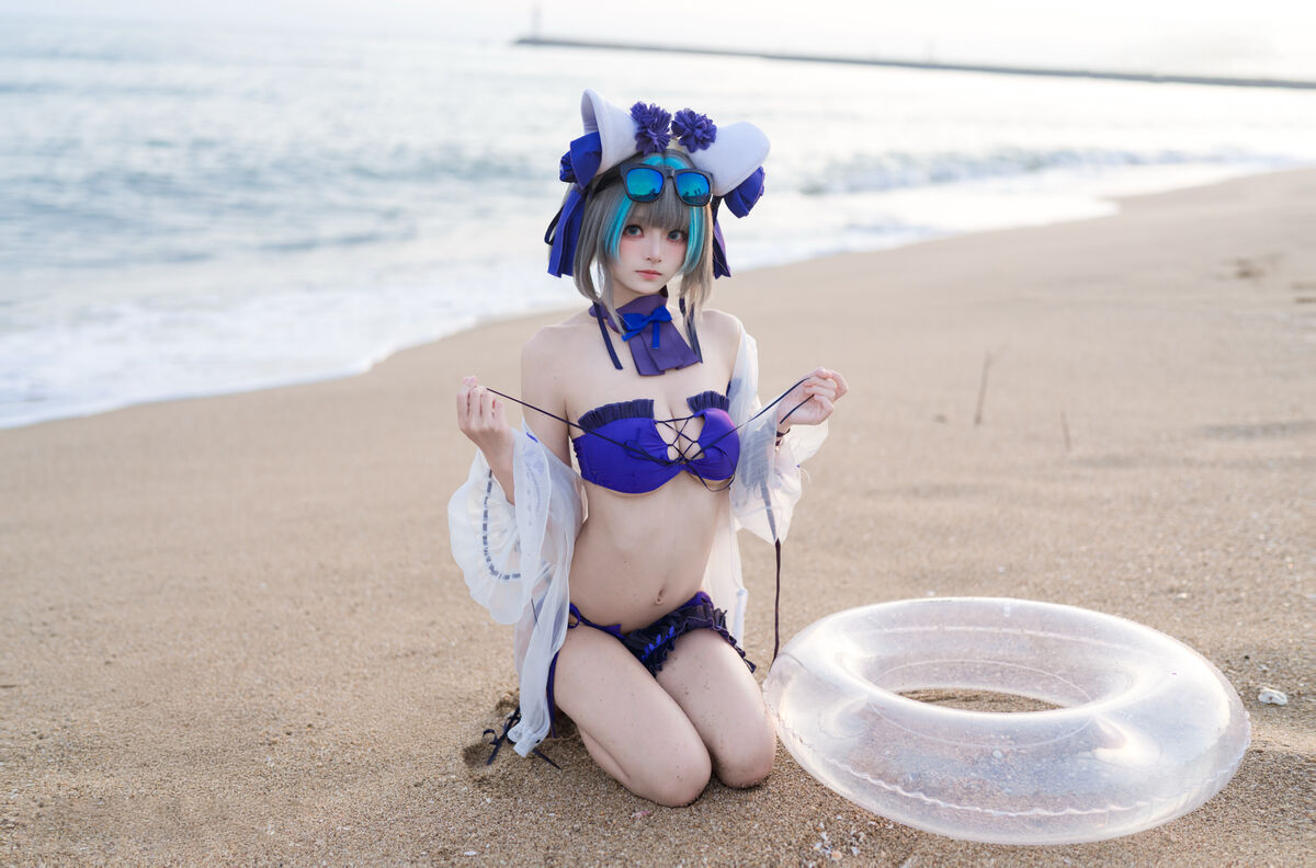 Coser@九柒喵 - 碧蓝航线 柴郡泳装 26 Coser@九柒喵 - 碧蓝航线 柴郡泳装