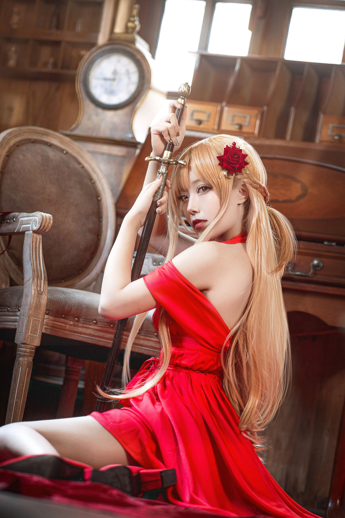 Coser@切切Celia - 刀剑神域 亚丝娜礼服 30 Coser@切切Celia - 刀剑神域 亚丝娜礼服