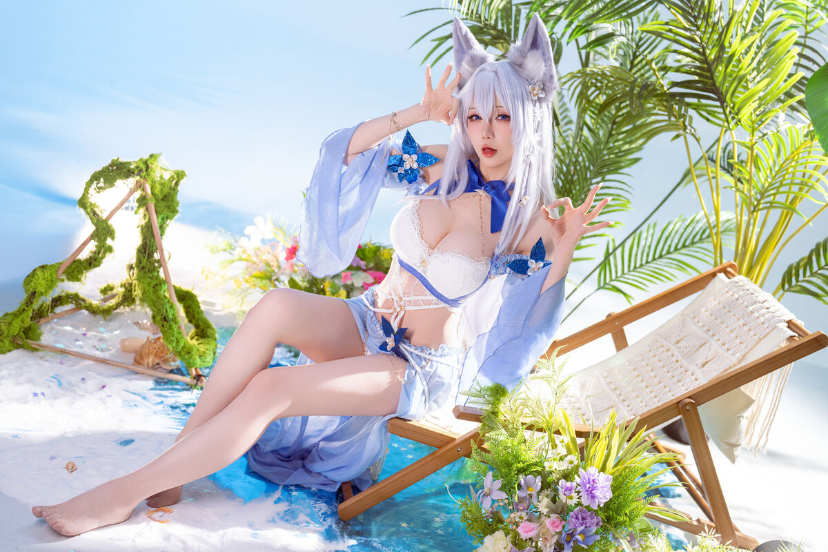 Coser@星之迟迟Hoshilily - 碧蓝航线 信浓泳装 49 Coser@星之迟迟Hoshilily - 碧蓝航线 信浓泳装