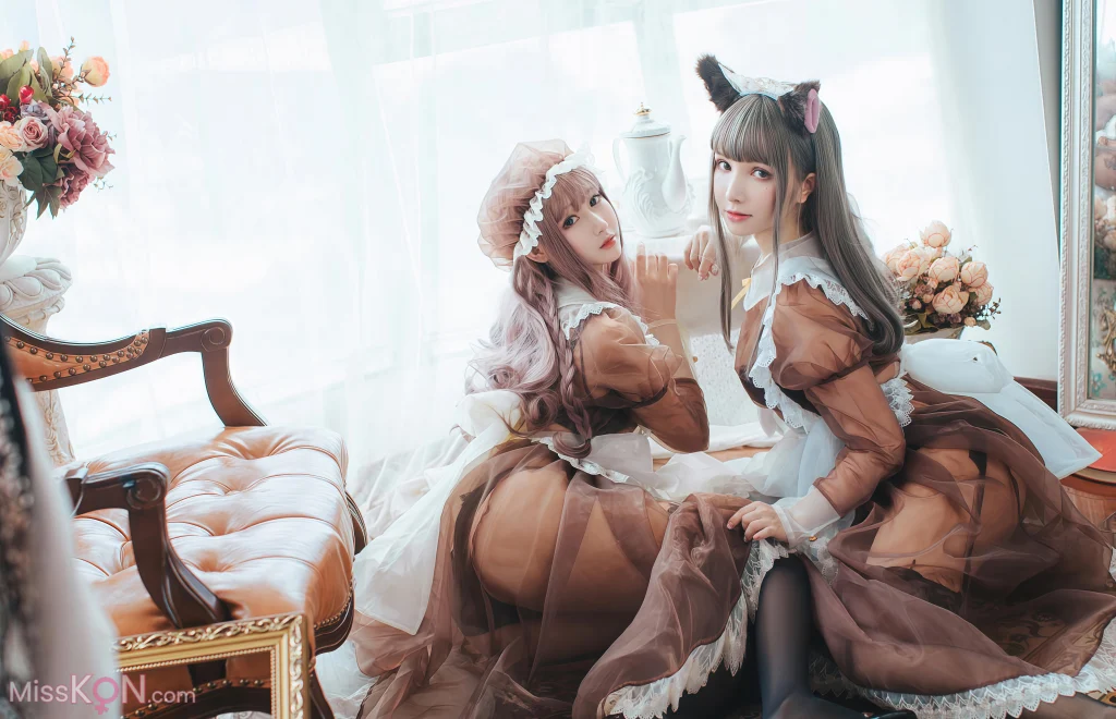 Coser@羽生三未 & 一千只猫薄荷: 透明女仆 25 Coser@羽生三未 & 一千只猫薄荷: 透明女仆