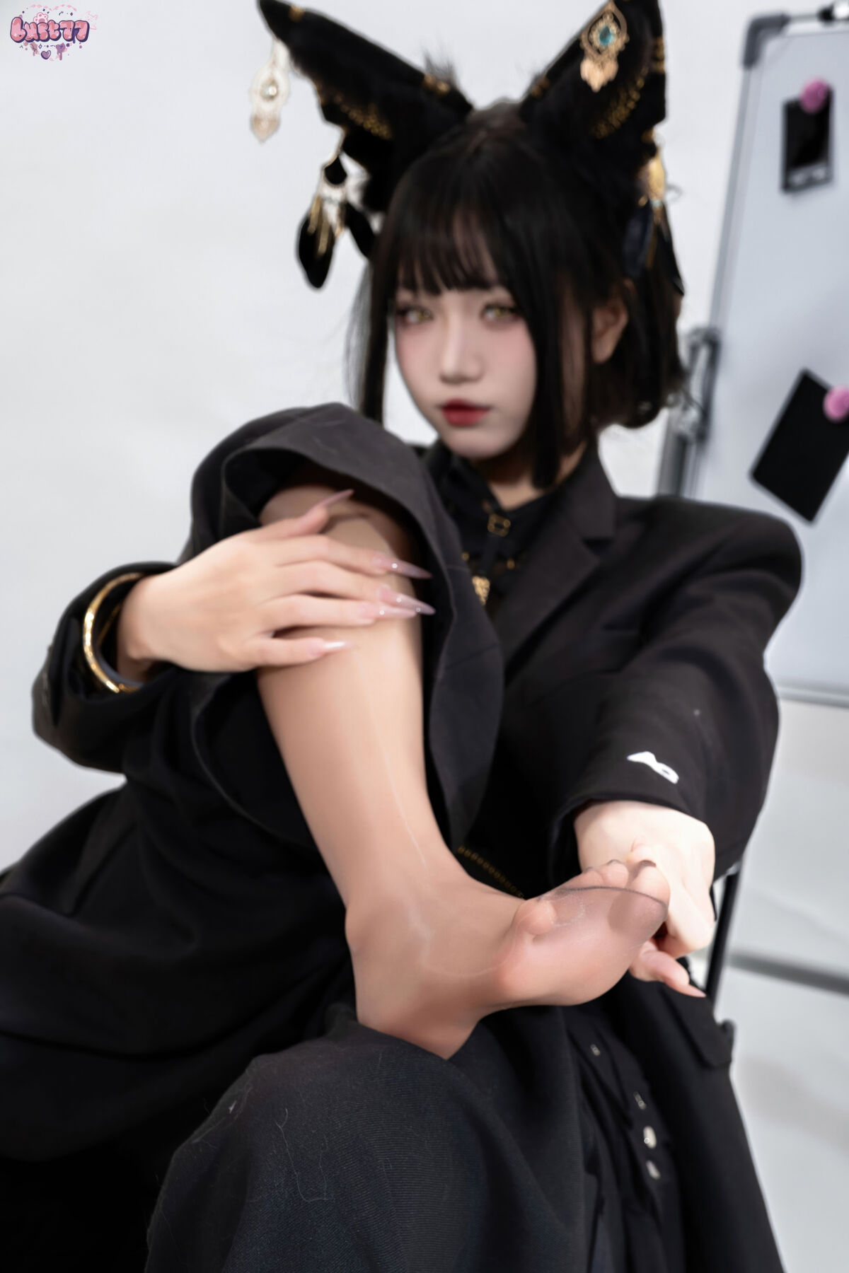 Coser@柒柒要乖哦 - 黑-阿努比斯 Part01 55 Coser@柒柒要乖哦 - 黑-阿努比斯 Part01