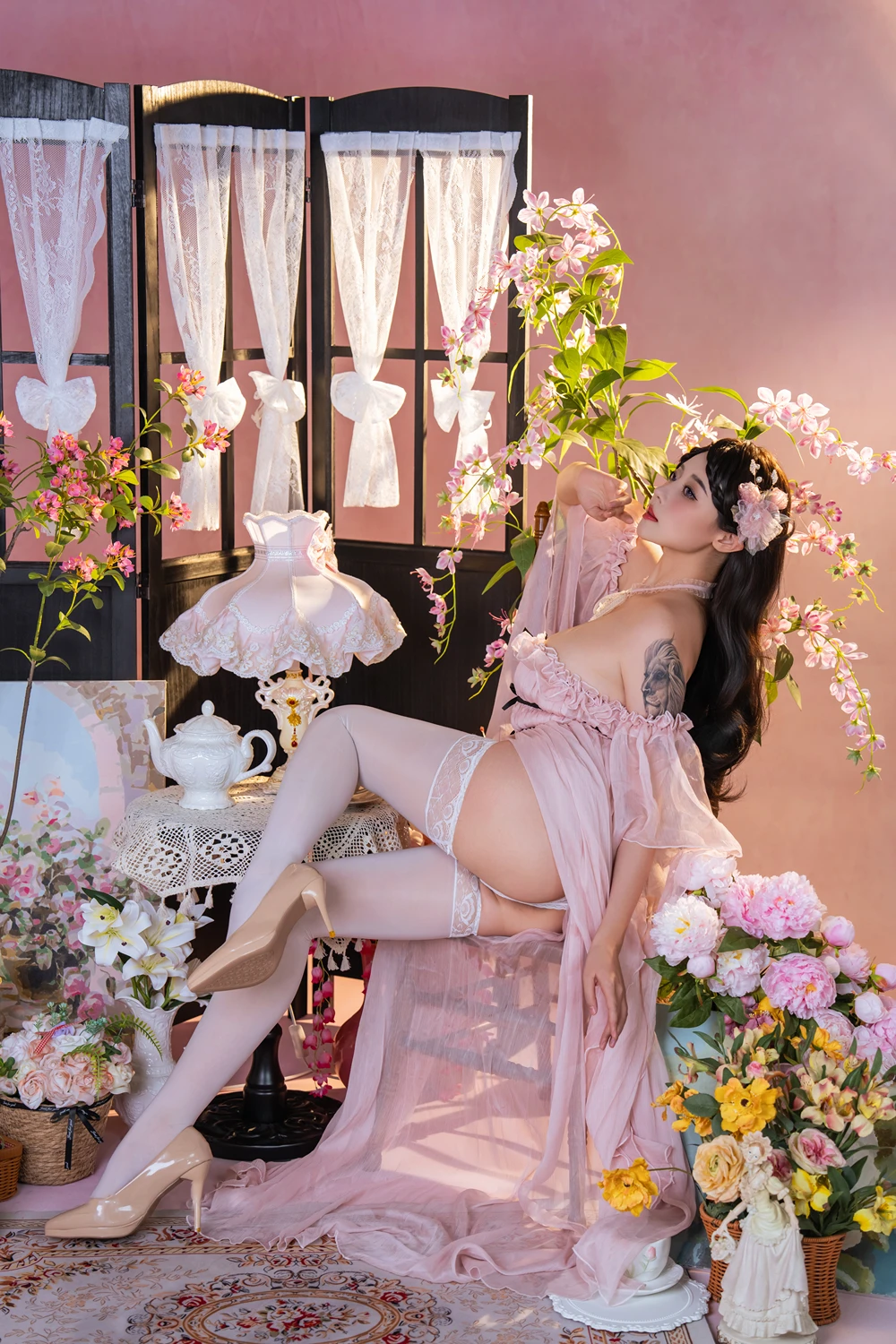 Cosplay 奈汐酱nice – 粉红茶事 16 Cosplay 奈汐酱nice – 粉红茶事