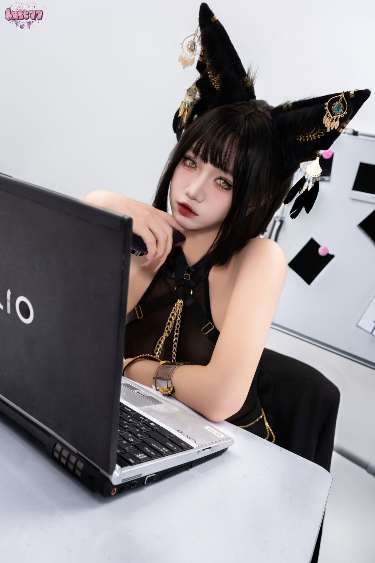 Coser@柒柒要乖哦 - 黑-阿努比斯 Part02 57 Coser@柒柒要乖哦 - 黑-阿努比斯 Part02