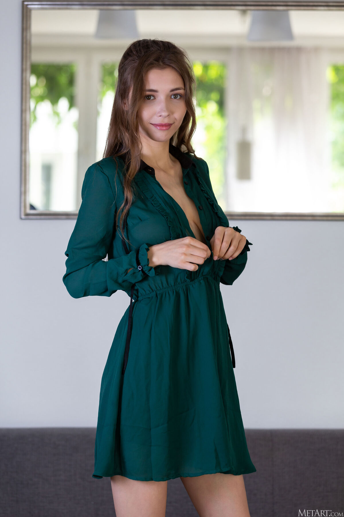 MetArt Mila Azul - Green Dress Part01 61 MetArt Mila Azul - Green Dress Part01