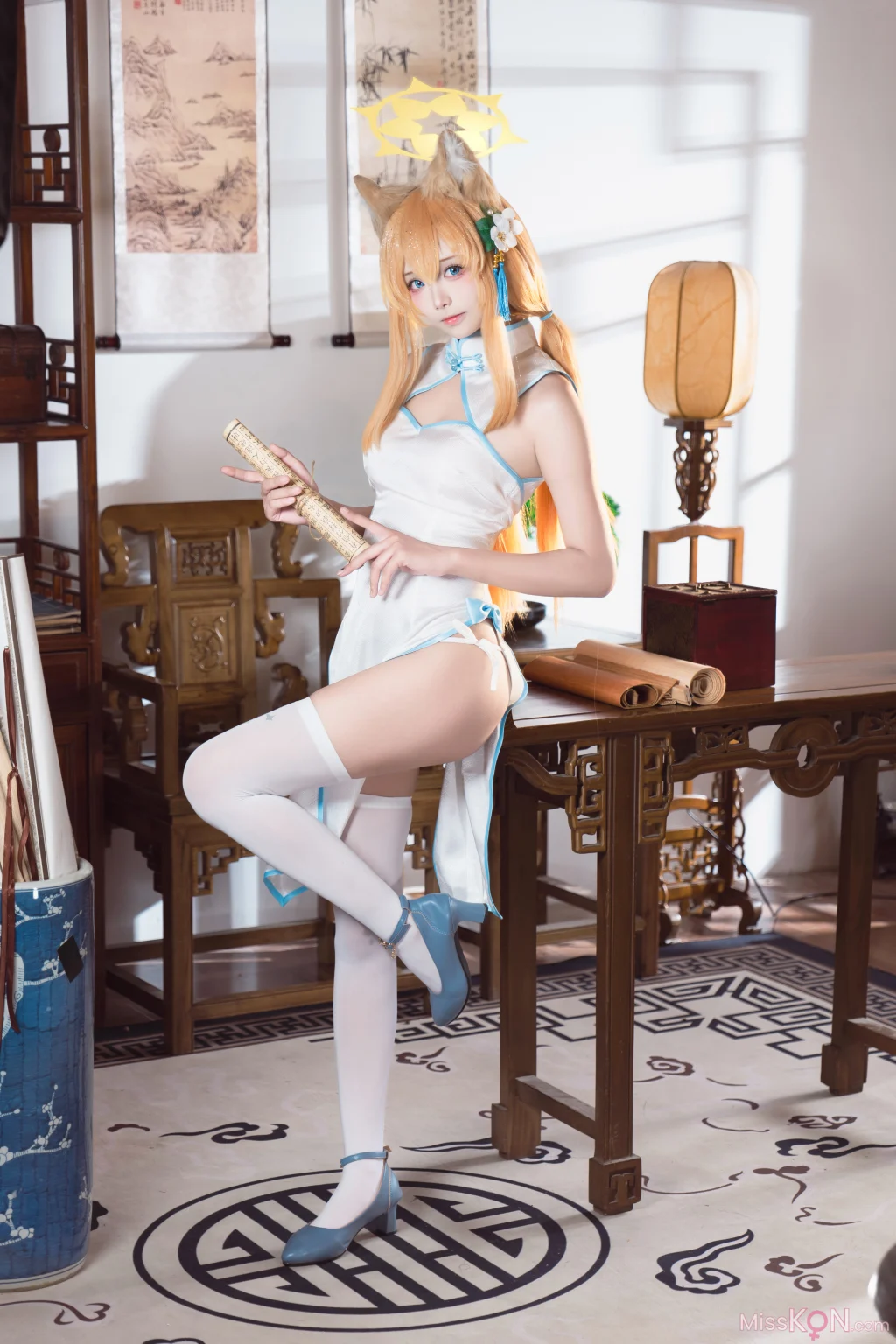 Coser@艾西aiwest: 蔚蓝档案 伊落玛丽旗袍 8 Coser@艾西aiwest: 蔚蓝档案 伊落玛丽旗袍