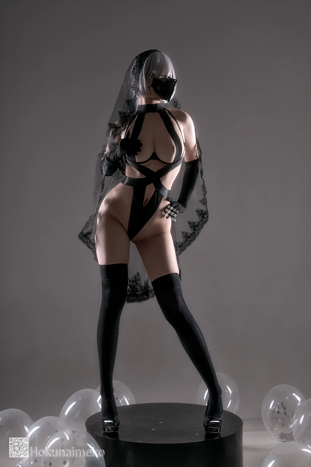 Cosplay Hokunaimeko 北乃芽子 – 火华NieRAutomata_2B 4 Cosplay Hokunaimeko 北乃芽子 – 火华NieRAutomata_2B