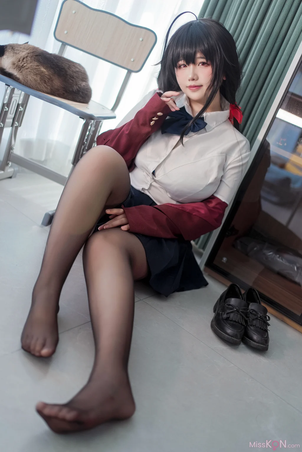 Coser@阿半今天很开心: 碧蓝航线-大凤 jk 2 Coser@阿半今天很开心: 碧蓝航线-大凤 jk