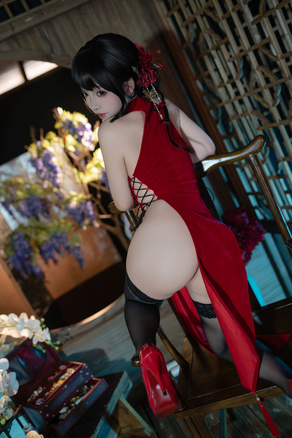 Coser@Bangni邦尼 - 元旦旗袍 26 Coser@Bangni邦尼 - 元旦旗袍