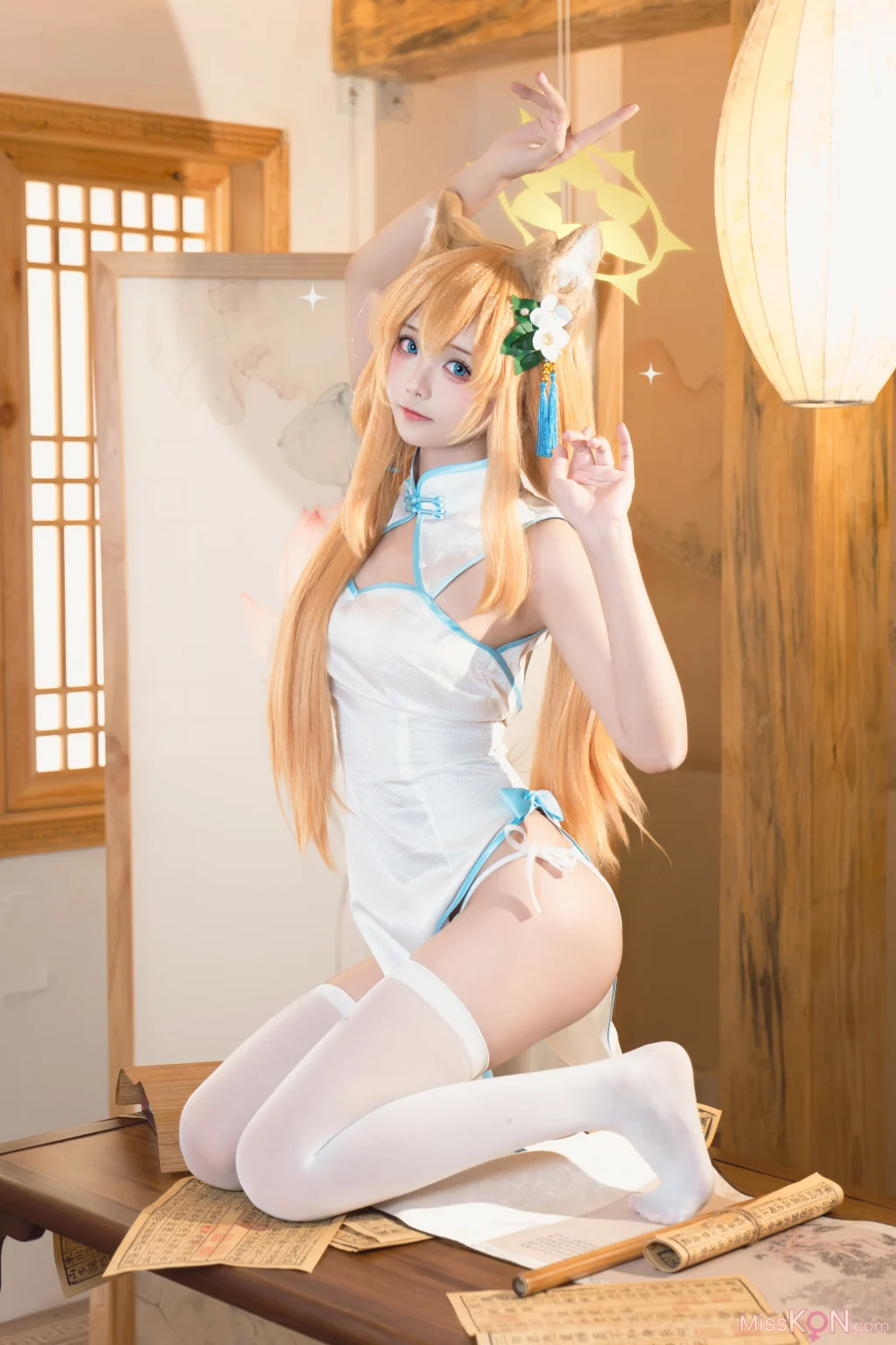Coser@艾西aiwest: 蔚蓝档案 伊落玛丽旗袍 3 Coser@艾西aiwest: 蔚蓝档案 伊落玛丽旗袍