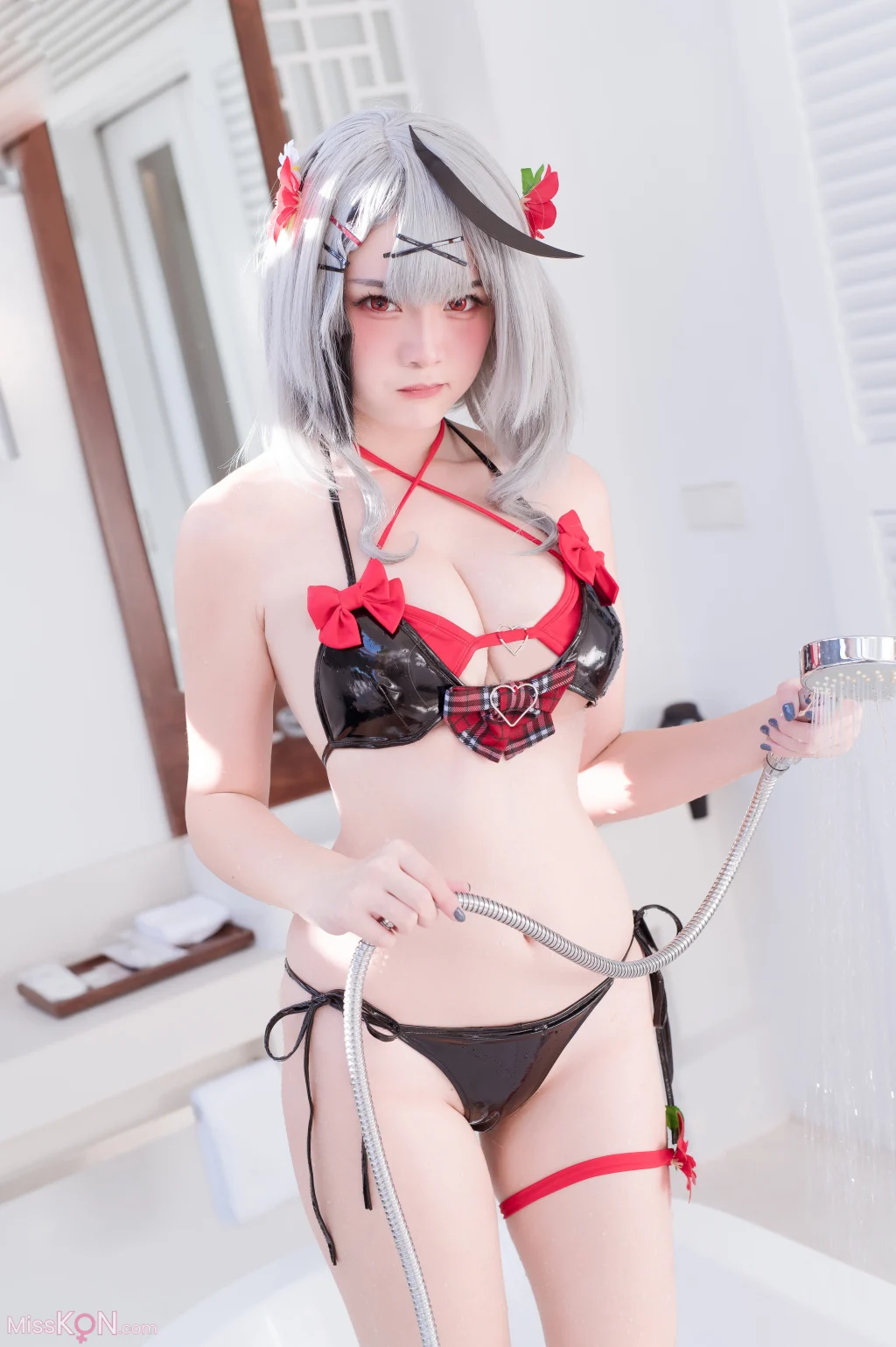 Coser@Xiaoyukiko小鱼: 沙花叉库洛艾 水着 3 Coser@Xiaoyukiko小鱼: 沙花叉库洛艾 水着