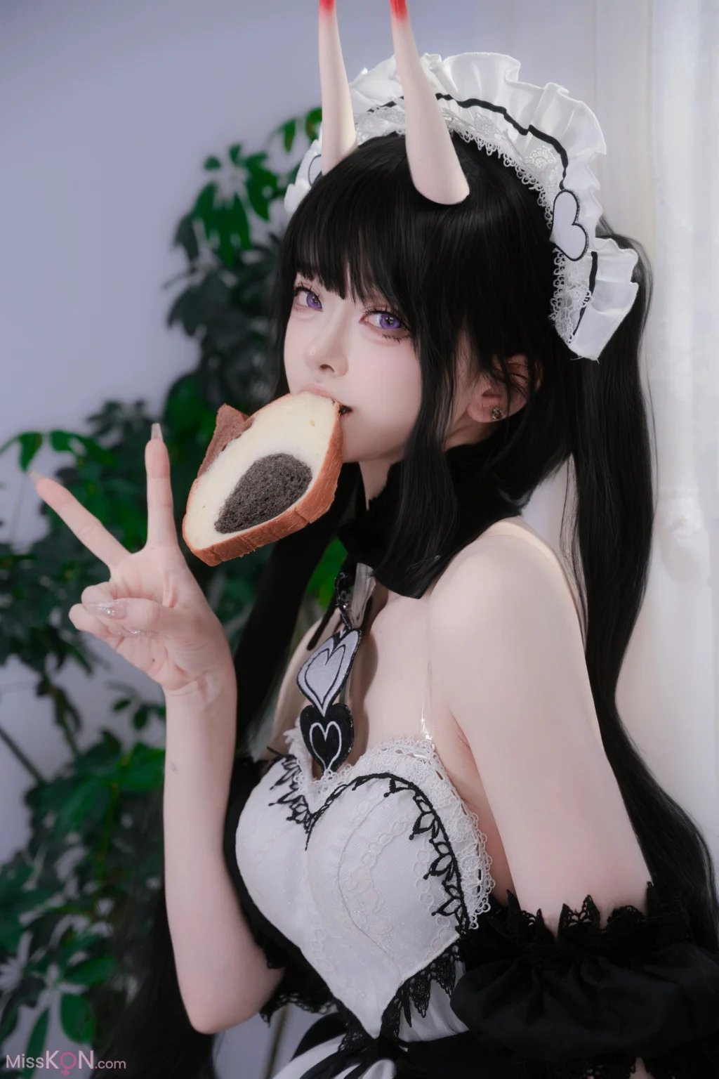 Coser@前野太太: 碧蓝航线 能代 女仆 2 Coser@前野太太: 碧蓝航线 能代 女仆