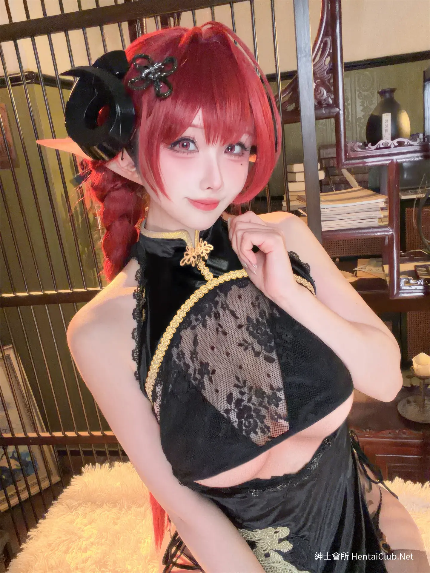 rioko凉凉子 碧蓝航线 兴登堡 旗袍 深阁舞戏 5 rioko凉凉子 碧蓝航线 兴登堡 旗袍 深阁舞戏