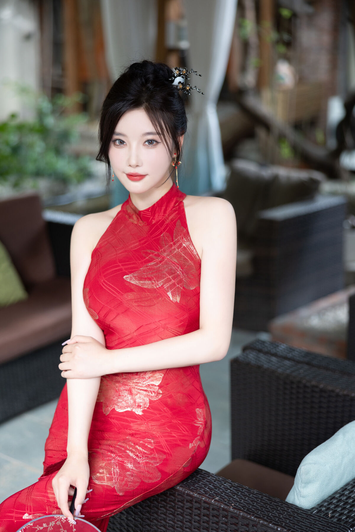 内购无水印 Yang Chen Chen 杨晨晨Yome - 秀人网模特 红色旗袍 Part01 5 内购无水印 Yang Chen Chen 杨晨晨Yome - 秀人网模特 红色旗袍 Part01