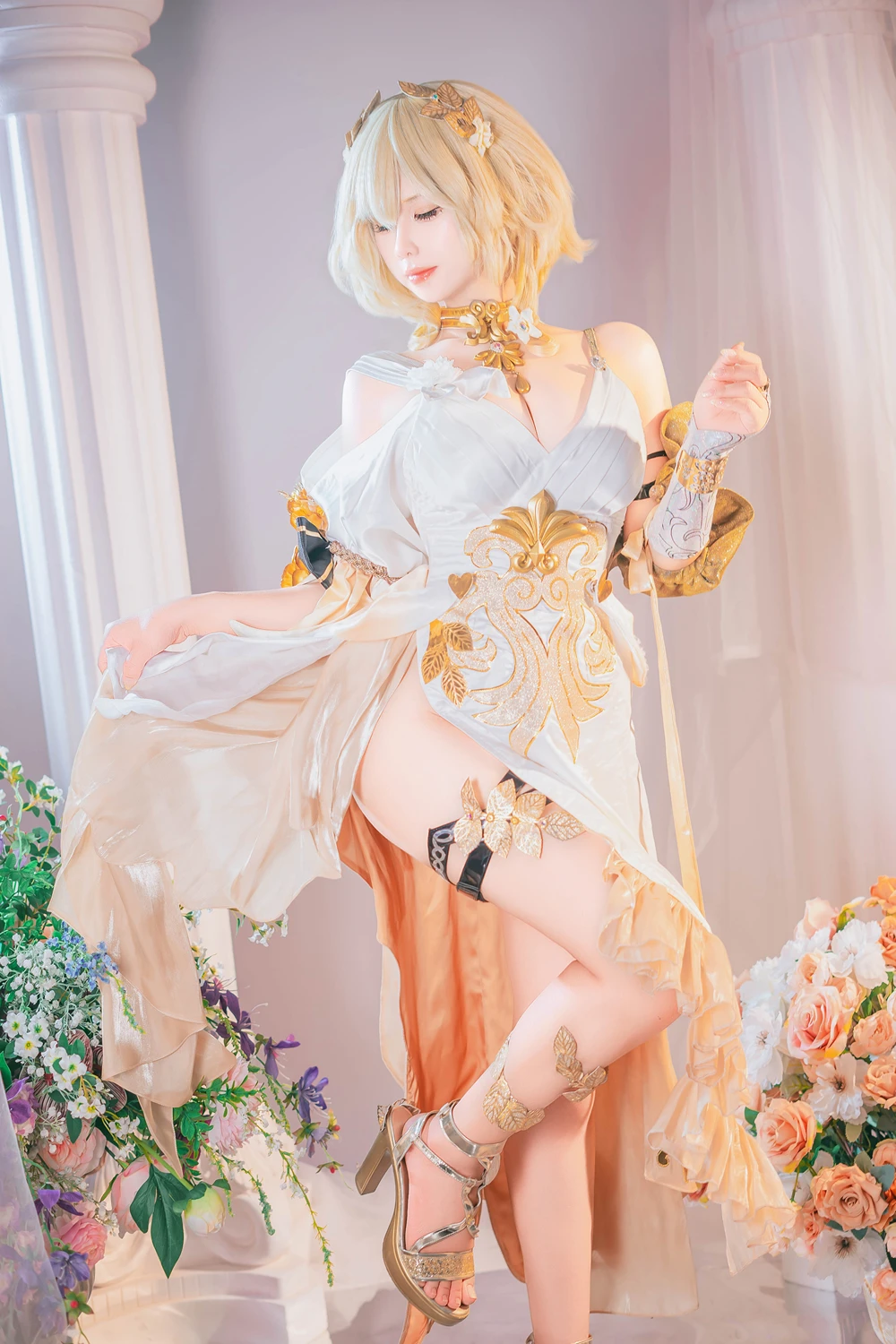 Cosplay Pyonピオン – Aglaea HonkaiStar Rail 崩铁 阿格莱雅 4 Cosplay Pyonピオン – Aglaea HonkaiStar Rail 崩铁 阿格莱雅