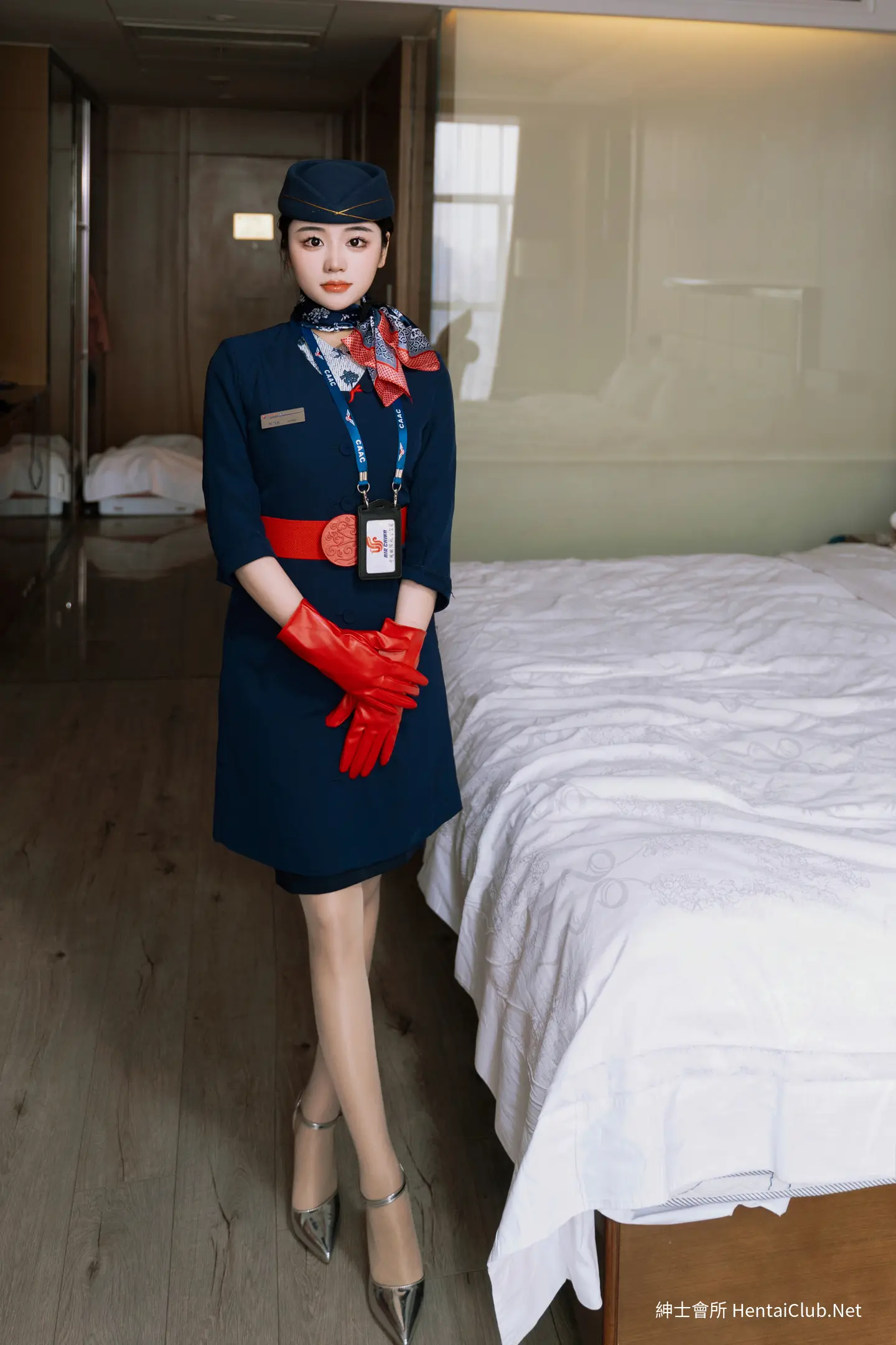 汐汐爱吃草莓 青花空姐制服 16 汐汐爱吃草莓 青花空姐制服