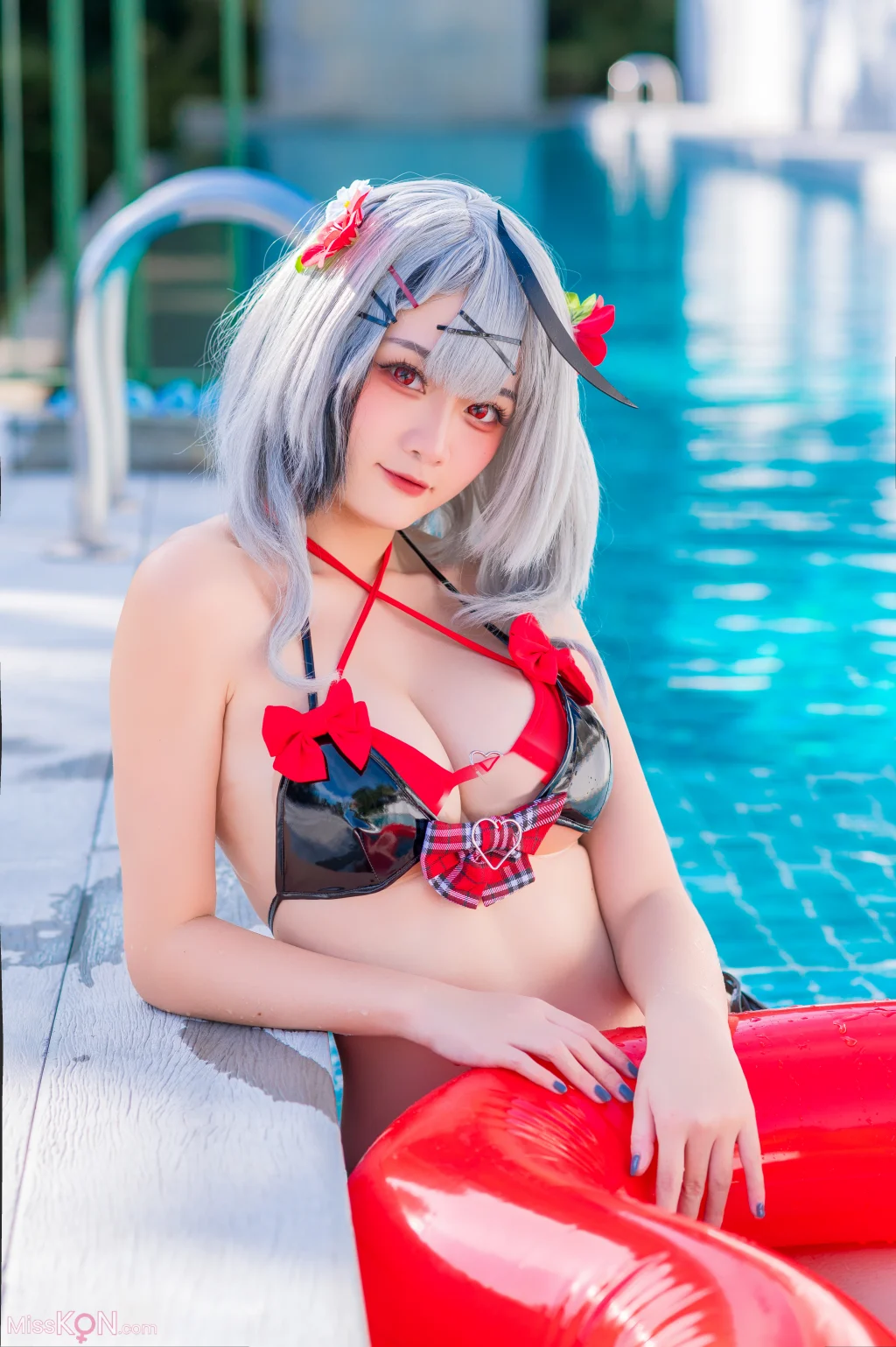 Coser@Xiaoyukiko小鱼: 沙花叉库洛艾 水着 4 Coser@Xiaoyukiko小鱼: 沙花叉库洛艾 水着