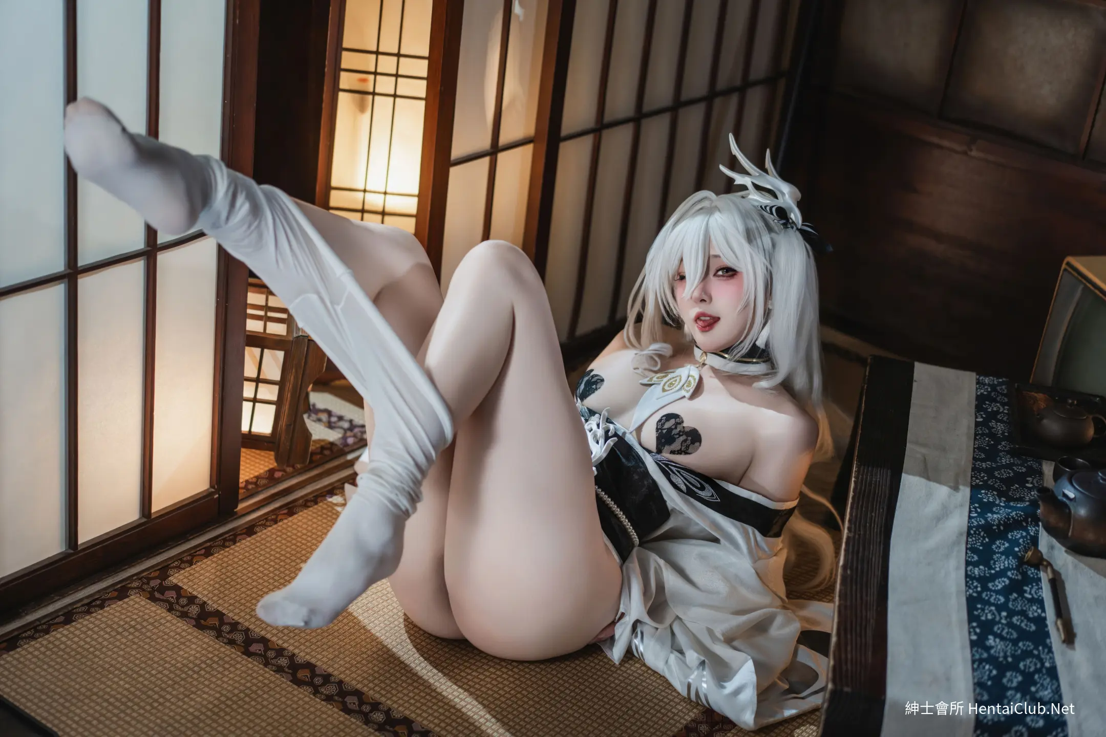 Natsuko夏夏子 碧蓝航线 白凤和服 15 Natsuko夏夏子 碧蓝航线 白凤和服