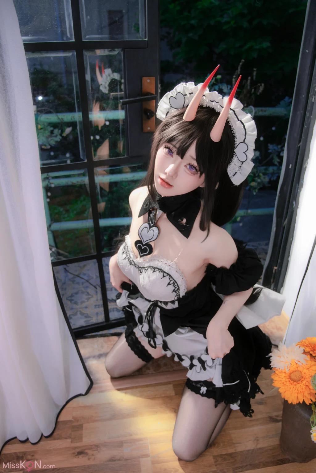 Coser@前野太太: 碧蓝航线 能代 女仆 4 Coser@前野太太: 碧蓝航线 能代 女仆