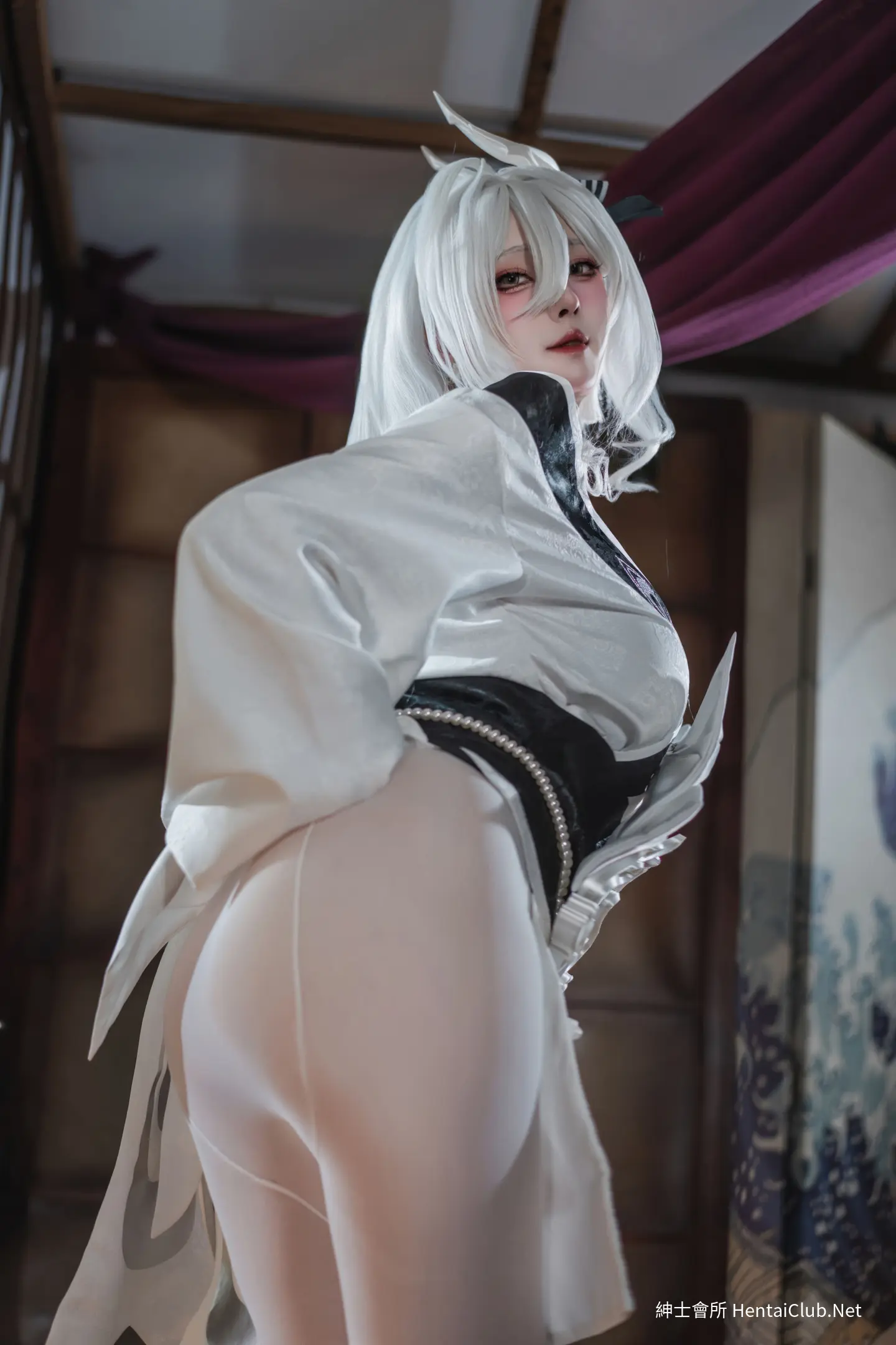Natsuko夏夏子 碧蓝航线 白凤和服 22 Natsuko夏夏子 碧蓝航线 白凤和服