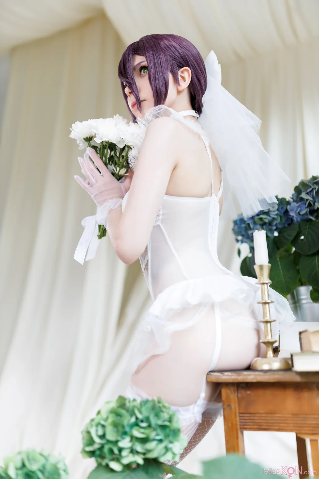 Coser@OwlLit: 电锯人 蕾塞 婚纱 5 Coser@OwlLit: 电锯人 蕾塞 婚纱