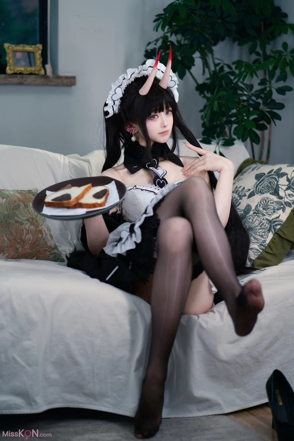 Coser@前野太太: 碧蓝航线 能代 女仆 5 Coser@前野太太: 碧蓝航线 能代 女仆