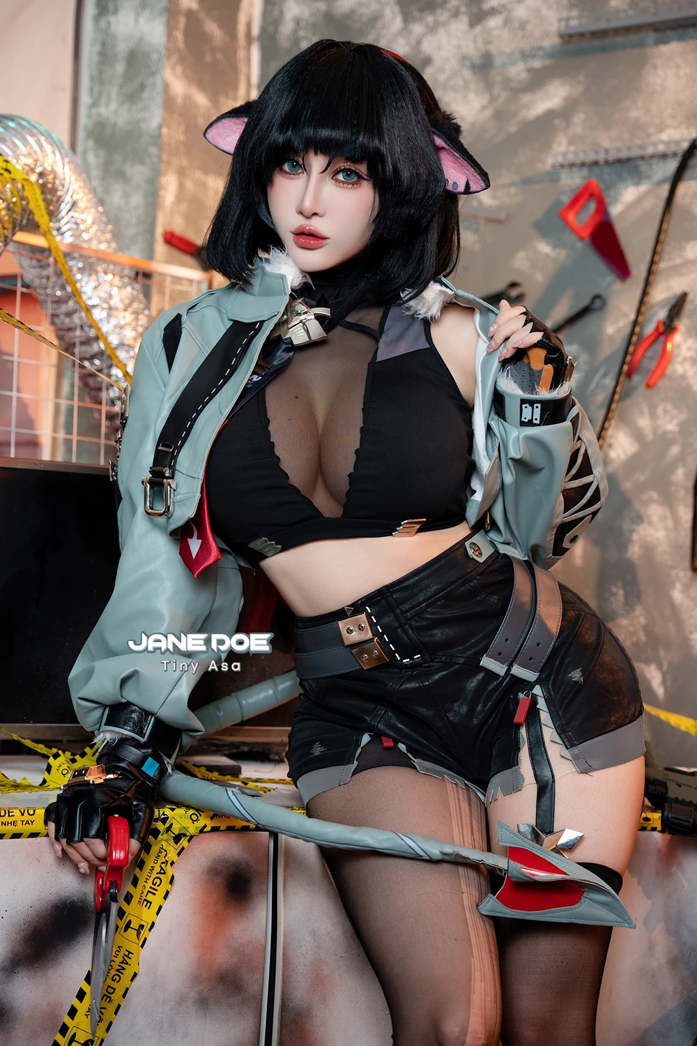 Cosplay Tiny Asa – Jane Doe Zenless Zone Zero 绝区零 简·杜 6 Cosplay Tiny Asa – Jane Doe Zenless Zone Zero 绝区零 简·杜