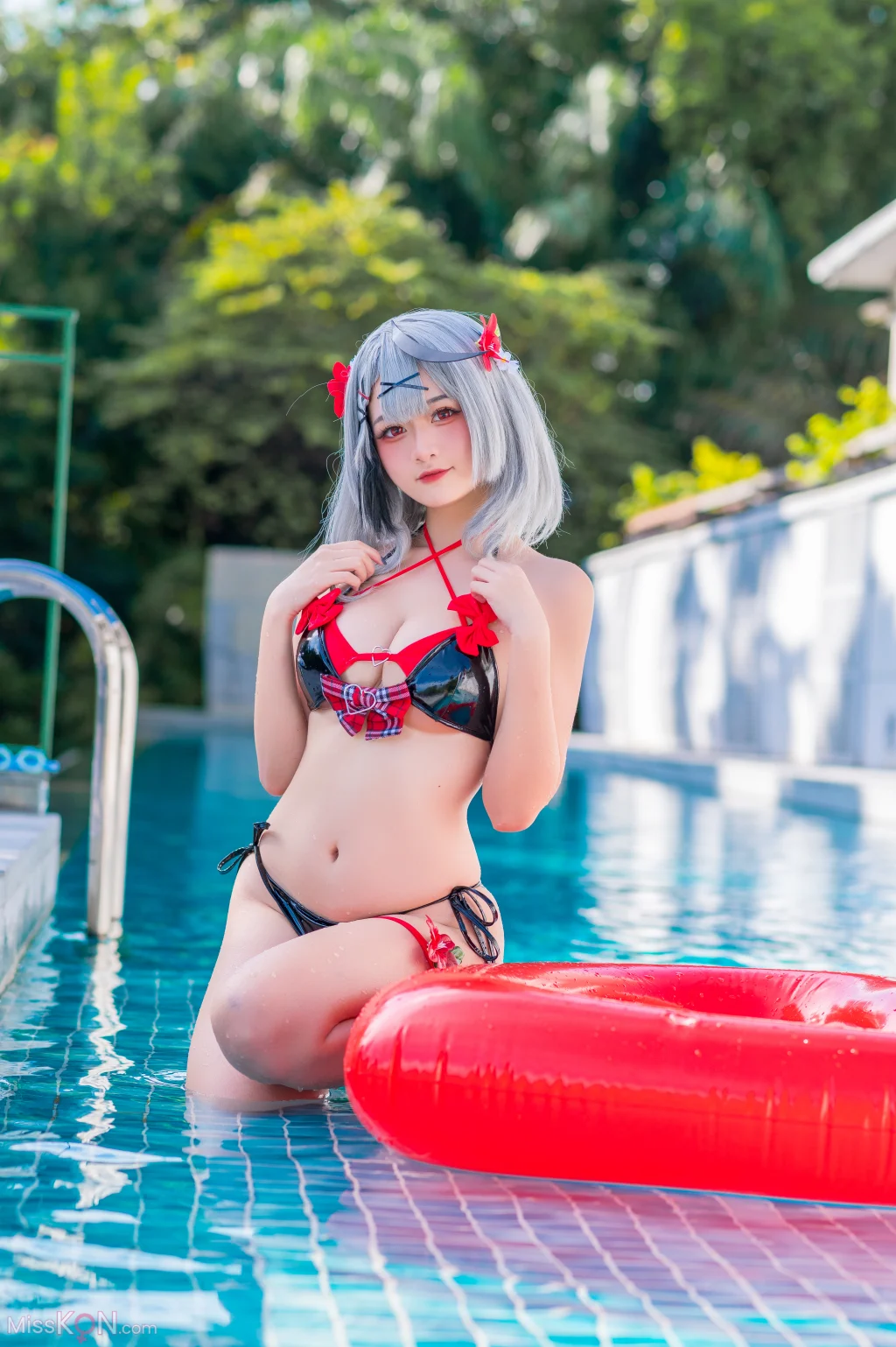 Coser@Xiaoyukiko小鱼: 沙花叉库洛艾 水着 8 Coser@Xiaoyukiko小鱼: 沙花叉库洛艾 水着