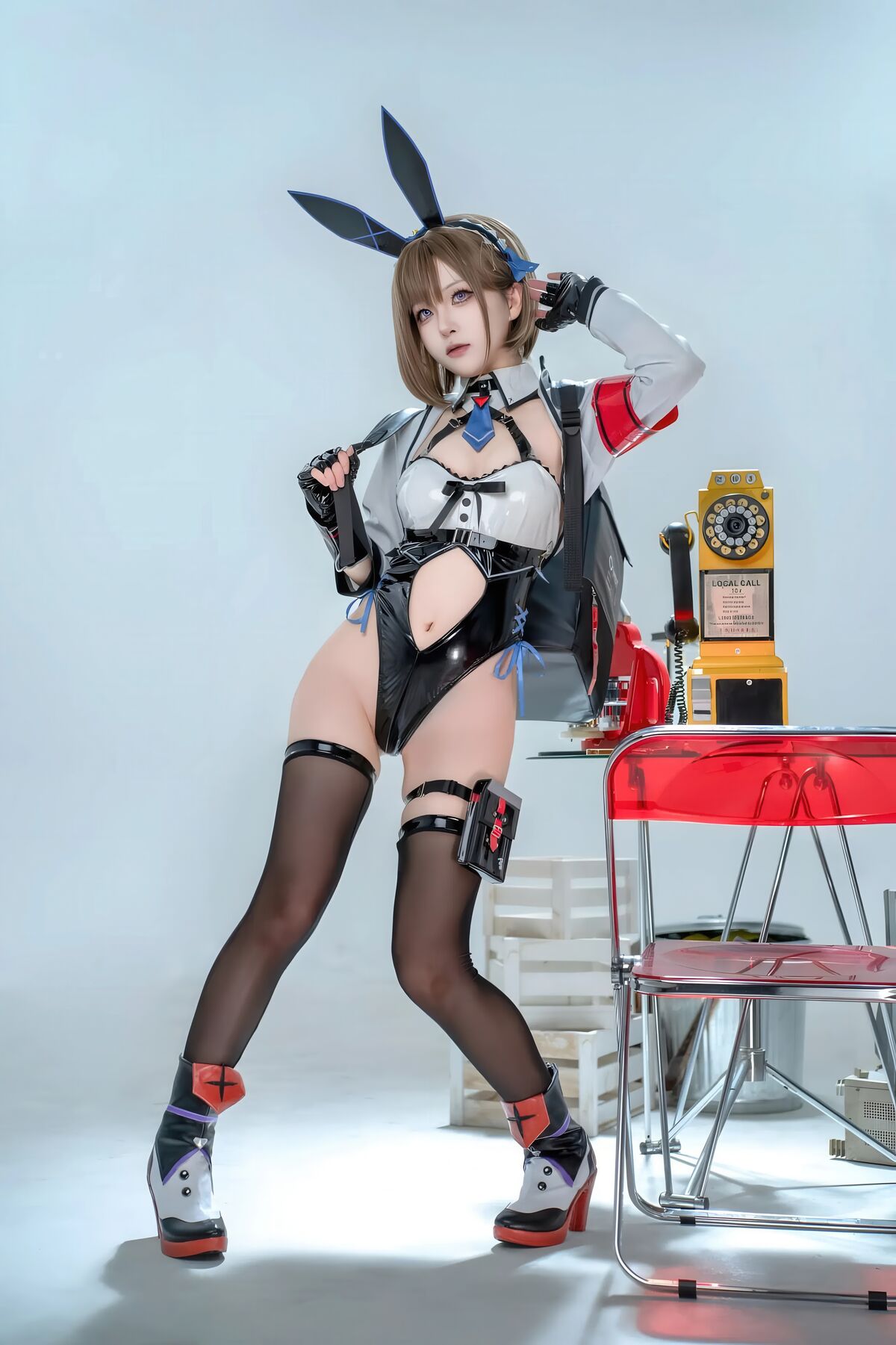Coser@矢量鱼 - 外卖兔女郎 小葵 12 Coser@矢量鱼 - 外卖兔女郎 小葵