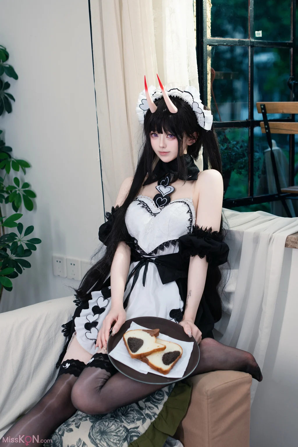 Coser@前野太太: 碧蓝航线 能代 女仆 9 Coser@前野太太: 碧蓝航线 能代 女仆