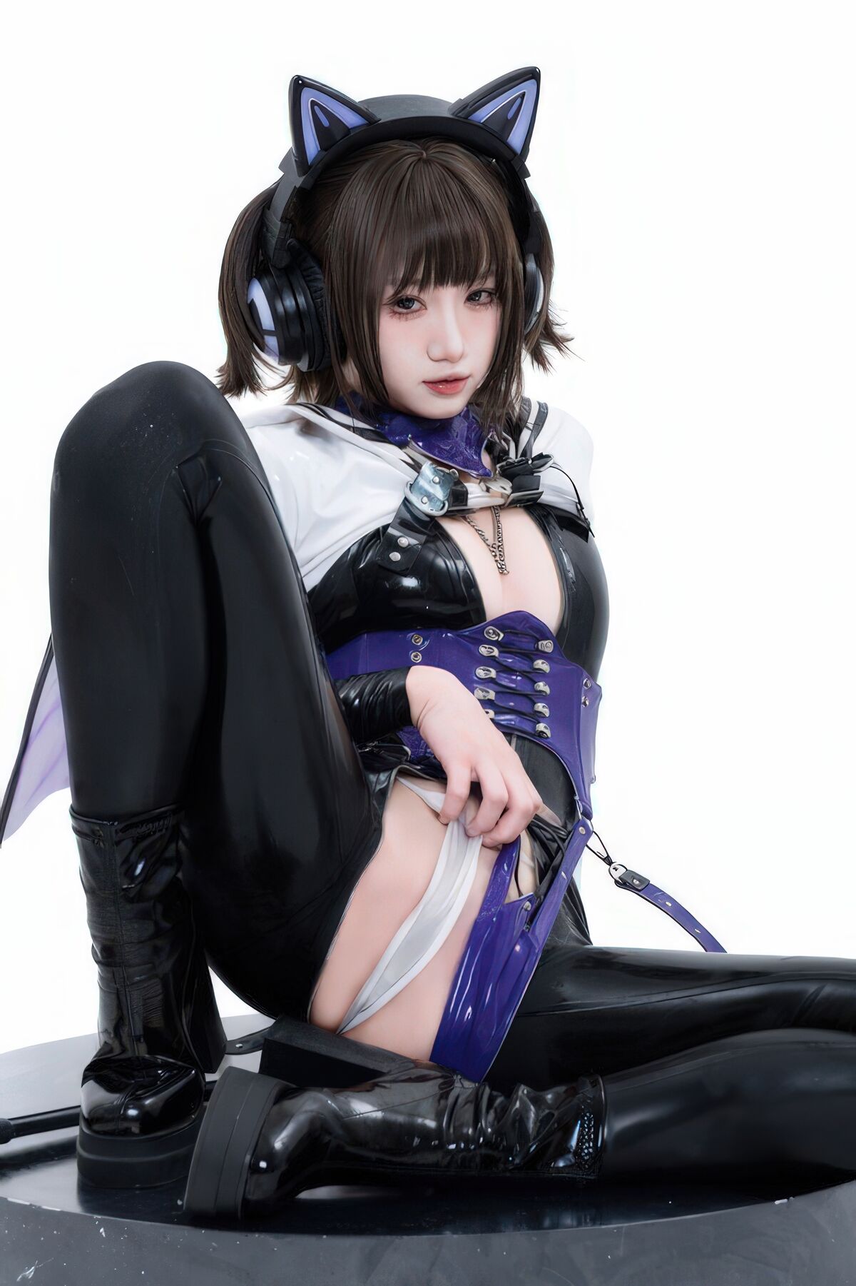 Coser@柒柒要乖哦 – 白棚胶衣