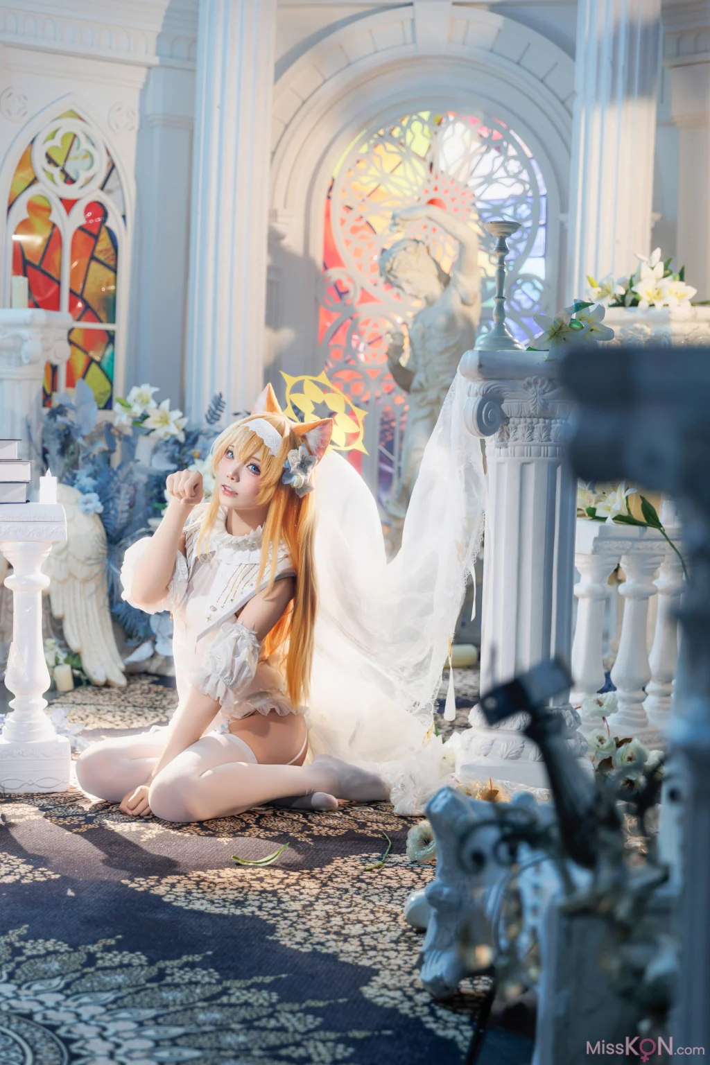 Coser@艾西aiwest: 蔚蓝档案 伊落玛丽花嫁 10 Coser@艾西aiwest: 蔚蓝档案 伊落玛丽花嫁