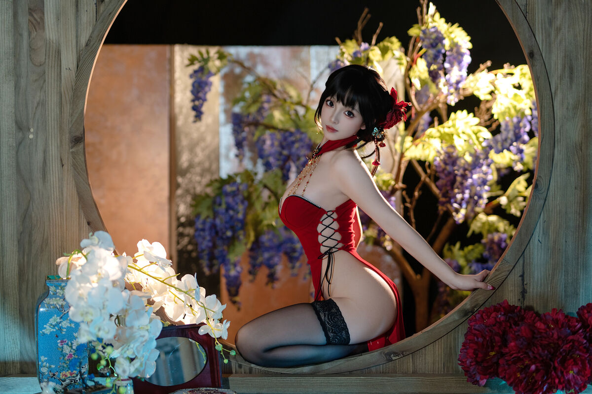 Coser@Bangni邦尼 - 元旦旗袍 31 Coser@Bangni邦尼 - 元旦旗袍
