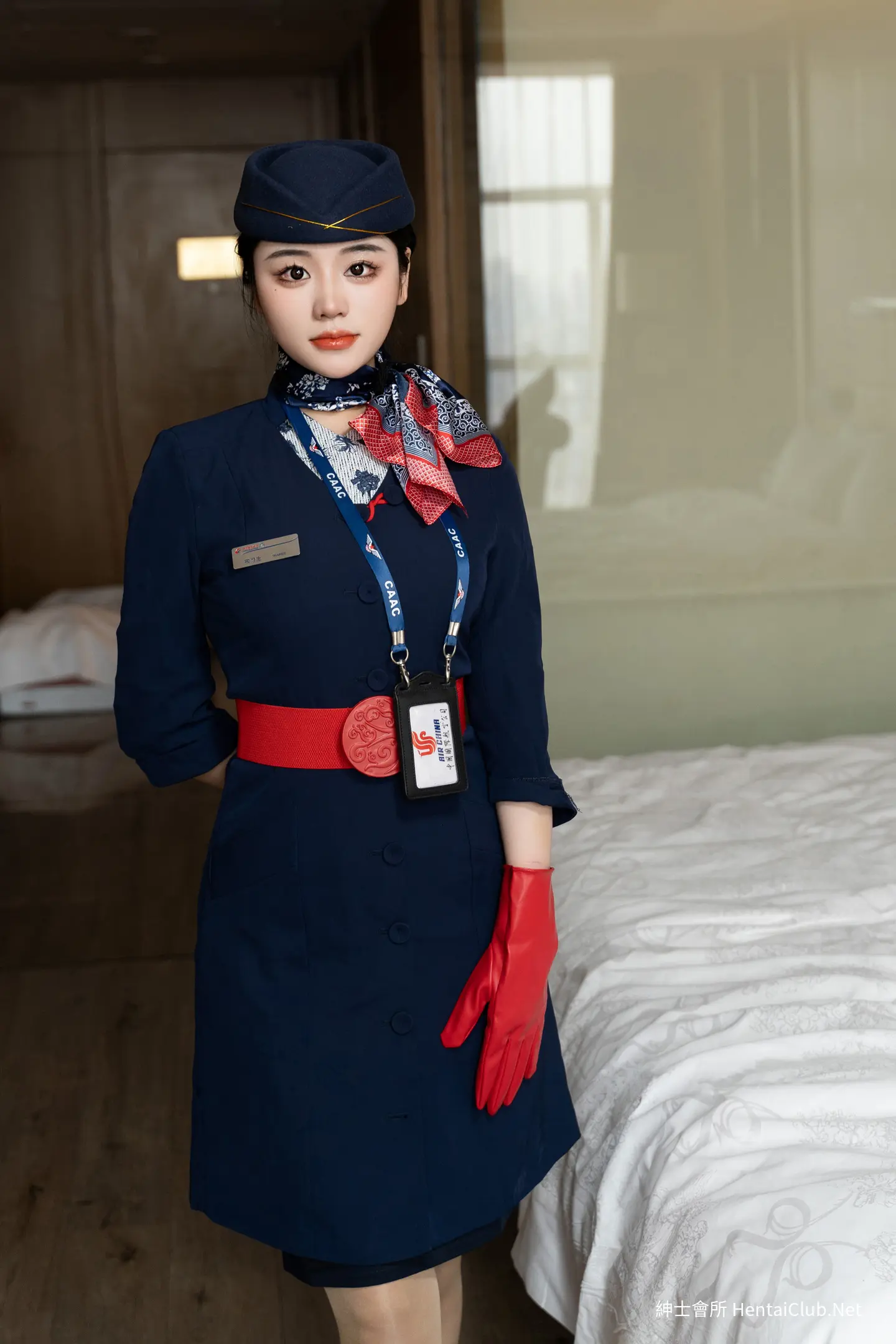 汐汐爱吃草莓 青花空姐制服 35 汐汐爱吃草莓 青花空姐制服