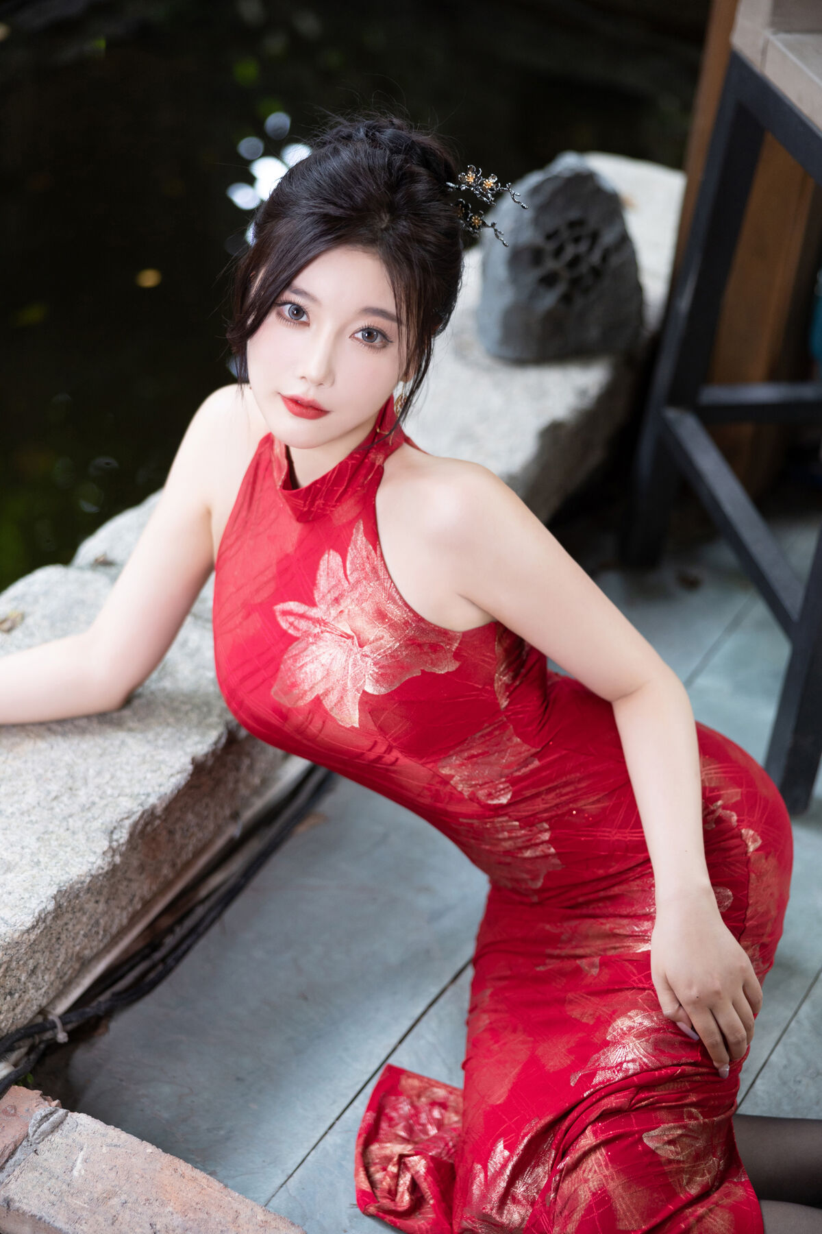 内购无水印 Yang Chen Chen 杨晨晨Yome - 秀人网模特 红色旗袍 Part01 18 内购无水印 Yang Chen Chen 杨晨晨Yome - 秀人网模特 红色旗袍 Part01