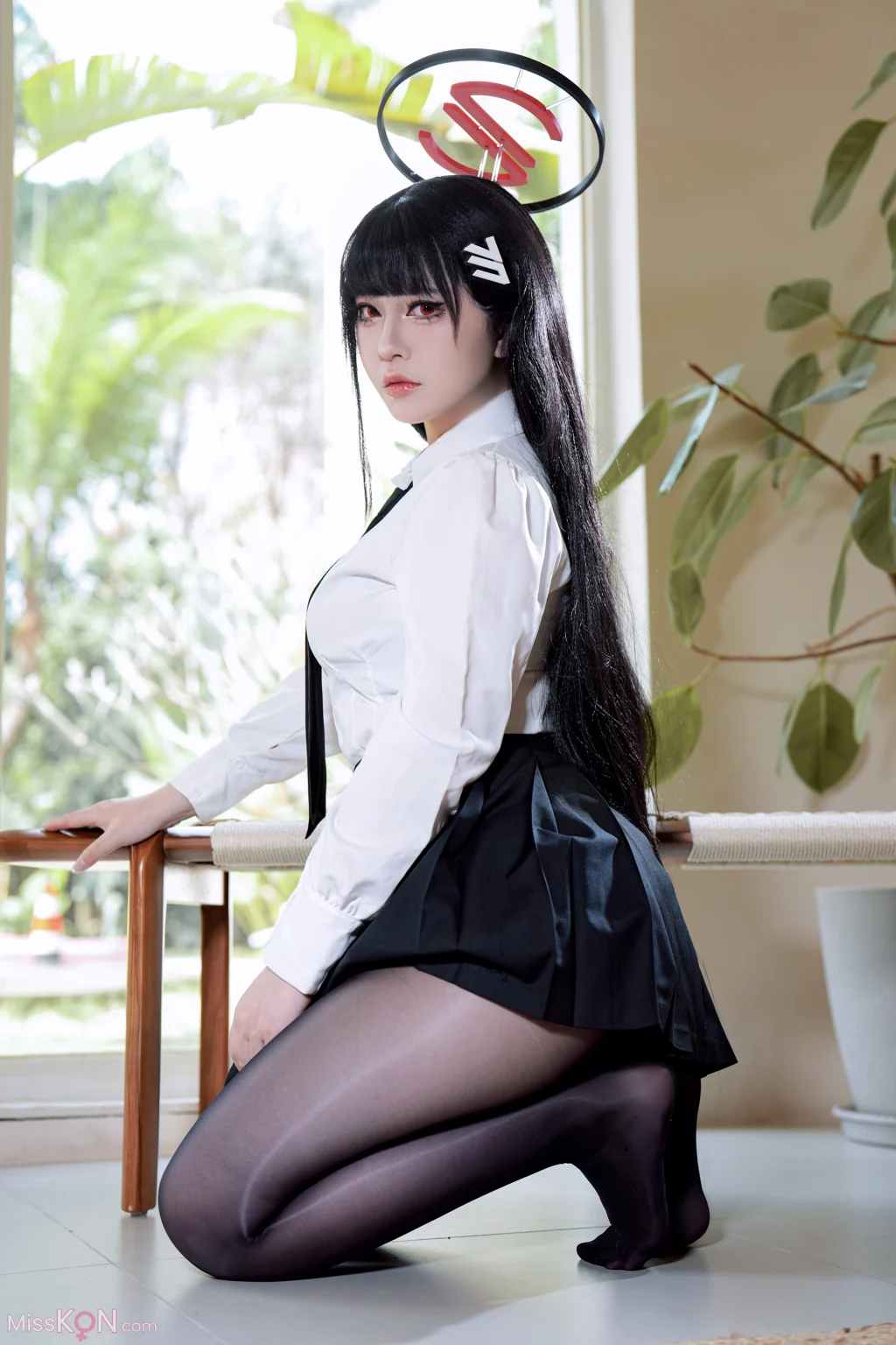 Coser@半半子: 蔚蓝档案 调月莉音 制服+竞泳 10 Coser@半半子: 蔚蓝档案 调月莉音 制服+竞泳