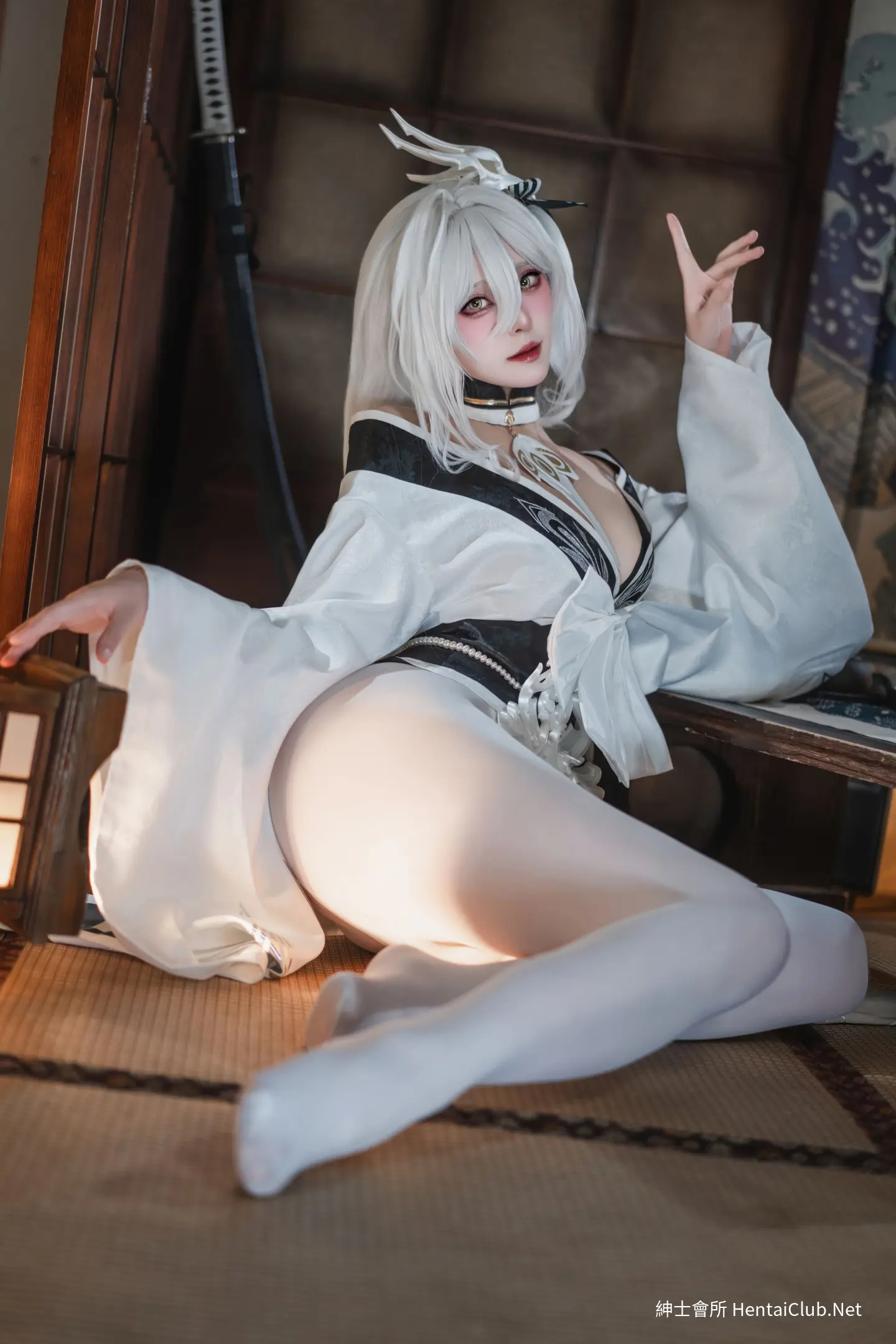 Natsuko夏夏子 碧蓝航线 白凤和服 42 Natsuko夏夏子 碧蓝航线 白凤和服