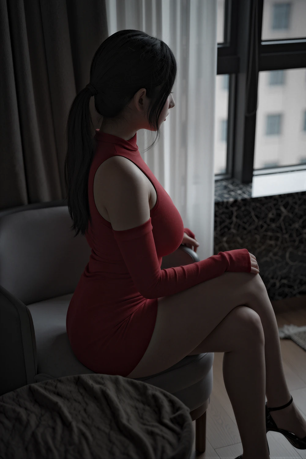 Suji 수지 – X-LEVEL Vol.82 「Meshed RED」 – Everia.club 11 Suji 수지 – X-LEVEL Vol.82 「Meshed RED」 – Everia.club