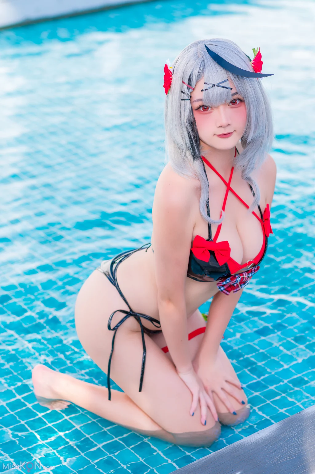 Coser@Xiaoyukiko小鱼: 沙花叉库洛艾 水着 14 Coser@Xiaoyukiko小鱼: 沙花叉库洛艾 水着