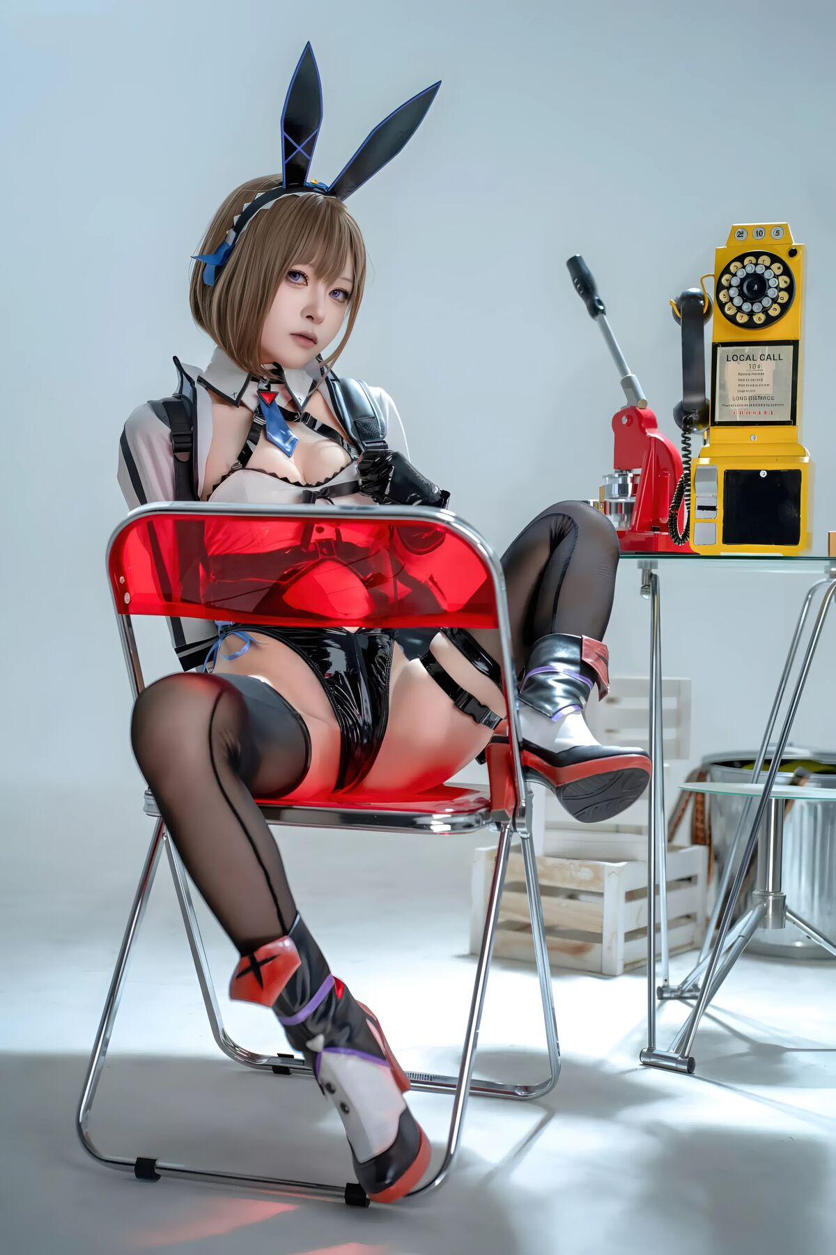 Coser@矢量鱼 - 外卖兔女郎 小葵 19 Coser@矢量鱼 - 外卖兔女郎 小葵