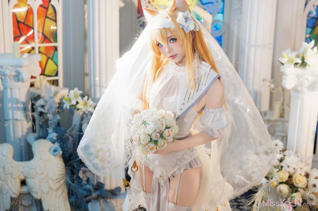 Coser@艾西aiwest: 蔚蓝档案 伊落玛丽花嫁 13 Coser@艾西aiwest: 蔚蓝档案 伊落玛丽花嫁