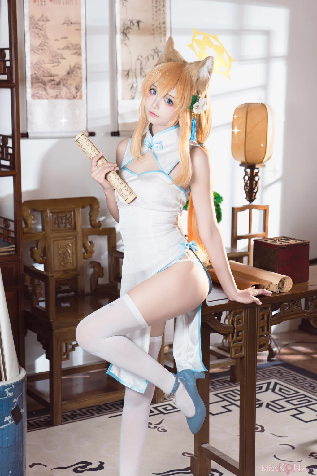 Coser@艾西aiwest: 蔚蓝档案 伊落玛丽旗袍 16 Coser@艾西aiwest: 蔚蓝档案 伊落玛丽旗袍