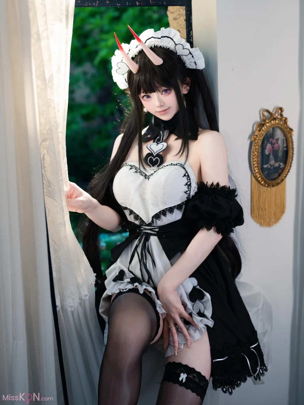 Coser@前野太太: 碧蓝航线 能代 女仆 17 Coser@前野太太: 碧蓝航线 能代 女仆